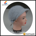 DSC9591 lingshang angora высокое качество зима Custom Вязание крючком Knitted lady Beret hat